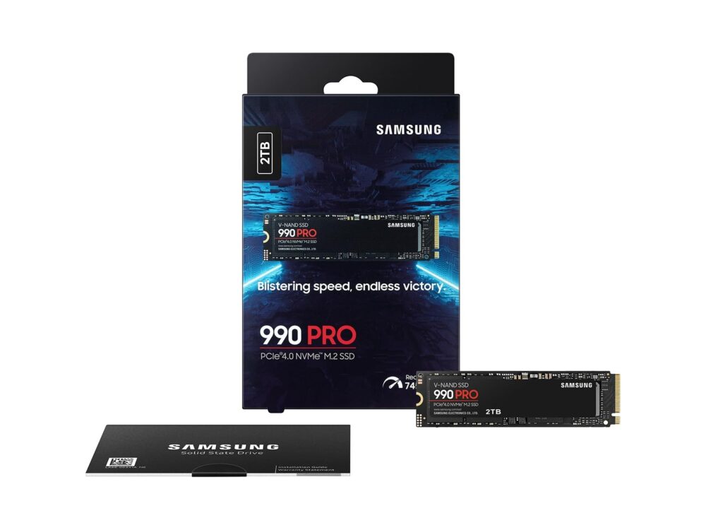 Samsung 990 PRO 2TB NVMe PCIe Gen4 SSD